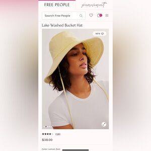 Free People bucket hat